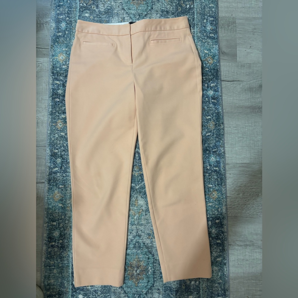 Talbots peach colored dress pants